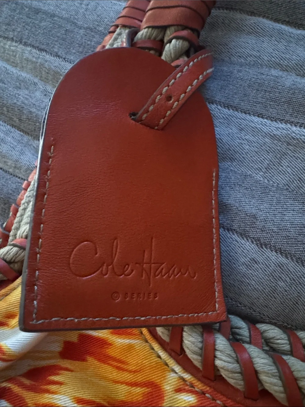 Cole Haan vibrant orange